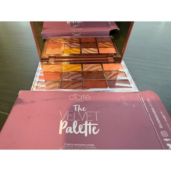 Chi Chi London Other - Ciate London The Velvet Palette‎ 12 Eyeshadows NEW IN BOX